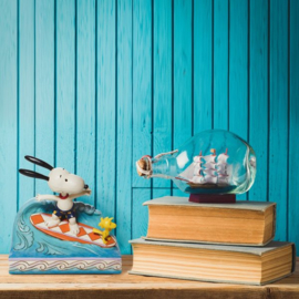 Snoopy & Woodstock Surfing * H14cm Jim Shore 6010114 , retired , aanbieding