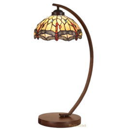 DT1034 * Bureaulamp H57cm met Tiffany kap Ø25cm Durban