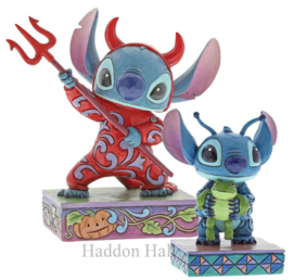 Stitch Set van 2  Strange Life-forms  &  Devilish Delight  Jim Shore retired , laatste exemplaren *