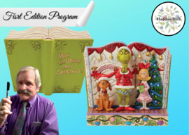 Grinch LED Storybook H16cm Jim Shore 6017056FE
