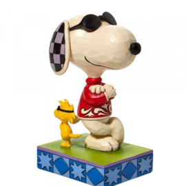 Joe Cool Snoopy & Woodstock * H8cm Jim Shore 6010115 Peanuts 