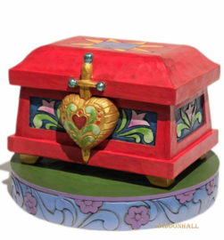 Snow White - Evil Queen's Trinket Box + BASE COLOR Ø16cm Jim Shore 6015024 * retired