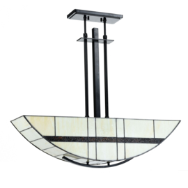 7882  Hanglamp Tiffany B80cm Geometric '
