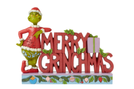 Merry Grinchmas Sign H17,5cm Jim Shore 6015221 *