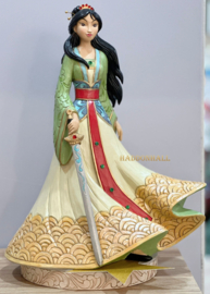 Mulan Deluxe  "Courage and Honor" H38cm  + BASE WHITE  Ø22cm Jim Shore 6016892