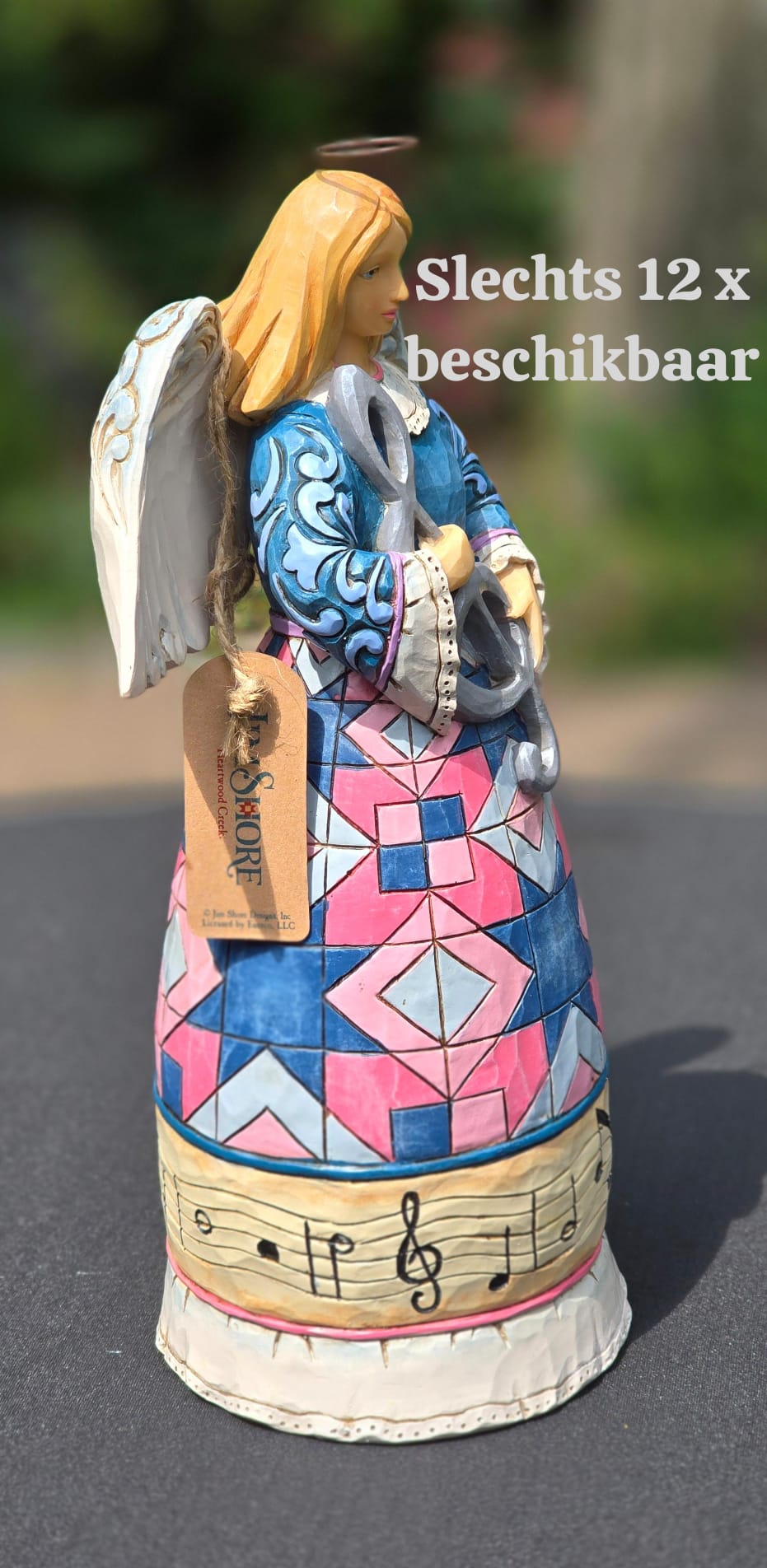 "There is Music in My Heart" H24cm Jim Shore Music Angel 6014867 , retired , made in 2023