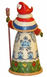 Dutch Traditions  Nederlandse Santa  18cm Jim Shore Kerstman uit 2013  4034367 SUPERAANBIEDING *