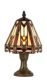 9216 Tafellampje Tiffany H24cm Ø15cm Durban