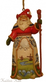 Dutch Traditions Hanging Ornament  12cm 4034400  Nederlandse Kerstman retired *