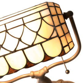 5729 * Bankierslamp Tiffany H35cm