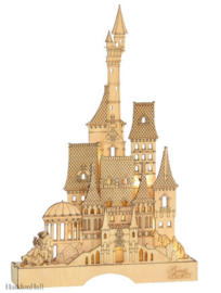 Beauty & the Beast Illuminated Castle H41cm Flourish Disney 6004005 retired * aanbieding