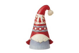 Nordic Gnome in Reindeer Hat H18cm Jim Shore 6012893 *