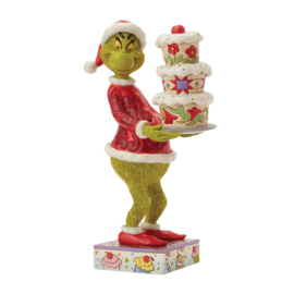 Grinch with Cake H23,5cm Jim Shore 6017069