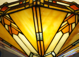 5420 96 * Plafonniere Tiffany Ø40cm Durban Art Deco Plafondlamp