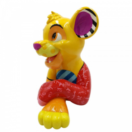 Simba Statement Figurine H 19 cm en  B 41 cm  Disney by Romero Britto 6007099 , retired.