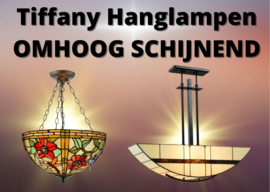 Hanglampen omhoog schijnend