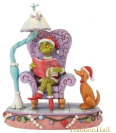 Grinch in Large Chair H20cm Jim Shore First Edition Program 6015213FE gesigneerd