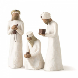 Willow Tree Set 11-delig "Shelter, Nativity, Star & Three Wisemen" H43cm  Susan Lordi.
