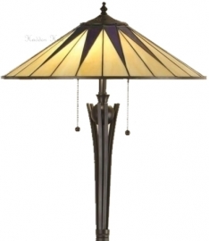 6174 * Vloerlamp Tiffany H158cm Ø49cm "Dark Star"