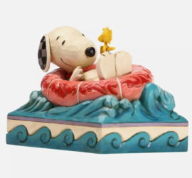 Snoopy & Woodstock "Float Away" H 10 cm Jim Shore 6005942 , retired.