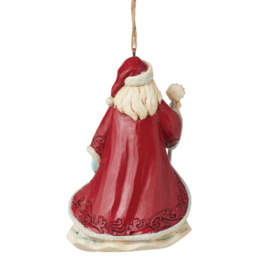 Winter Wonderland Santa Ornament H13cm Jim Shore 6009488 *