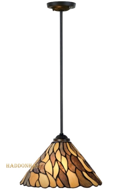 7832 Hanglamp Pendel met Tiffany kap Ø33cm Jade