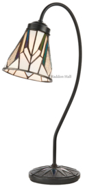 74364 Bureaulamp Dark Star met Tiffany kap Ø13cm Astoria