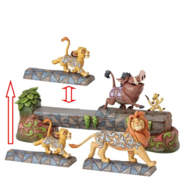 Lion King - Set van 4 Jim Shore beelden, retired, last sets