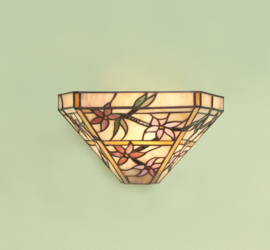 T047W Wandlamp Tiffany B29cm Schelpmodel Climatis