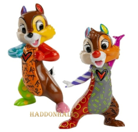 Chip & Dale Set van 2 Mini Figurines H9cm Disney by  Britto  PREORDER , Knabbel & Babbel