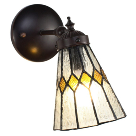 6203 * Wandlamp met Tiffany kap Ø13cm Medallion