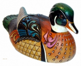 JIM SHORE  Just Duckie * 20 cm breed  4021438 retired item uit 2010