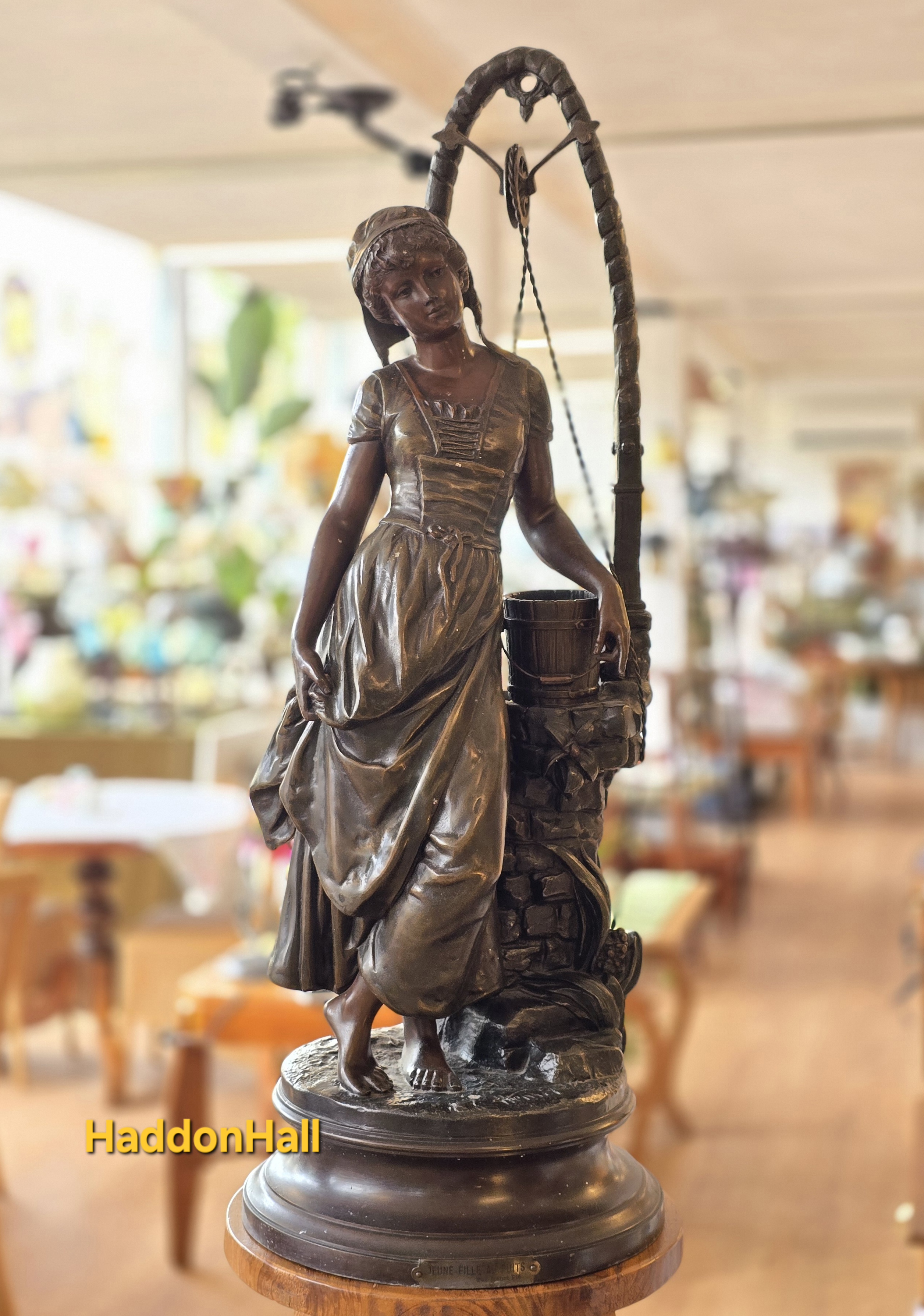 "Jeune Fille au Puits"  H75cm Henri Plé Circa 1900