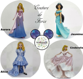 Couture de Force - Set van 4 - H20cm Disney Showcase