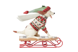 Dog Sled "Dashing Downhill" H13,5cm Jim Shore 6015445 *