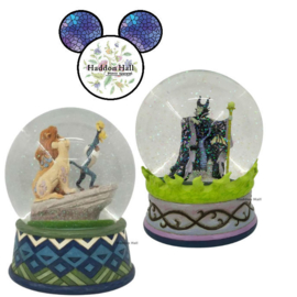 Waterbal , Set van 2 - Lion King & Maleficent H18cm Jim Shore *