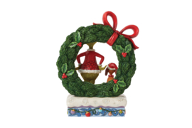 Grinch Light Up Wreath H20cm Jim Shore 6015210 *