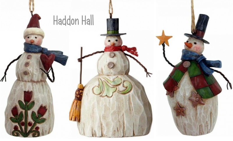 Jim Shore Hanging Ornaments Haddon Hall Tiffany