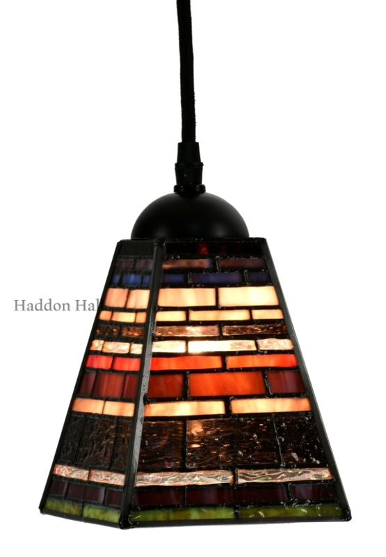 8117 Hanglamp Tiffany 13x13cm Industrial