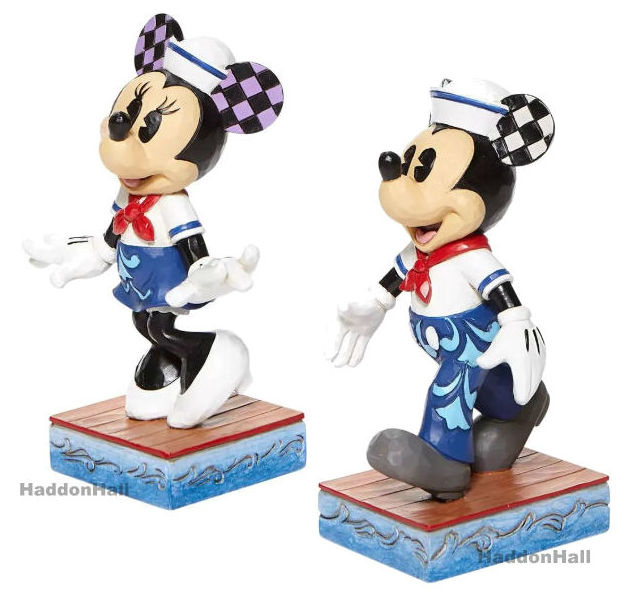 Mickey & Minnie Sailor Set van 2 Personality Pose H13,5cm