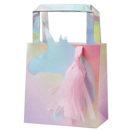 Unicorn goody bags met tassels