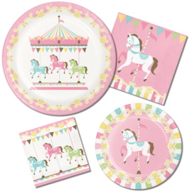 "Carousel Babyshower" lunch servetten Babyshower