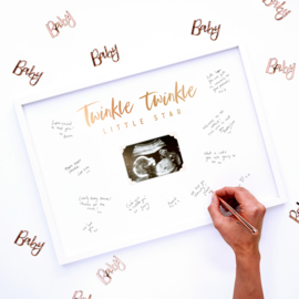 " Twinkle Twinkle " gastenboek op foto frame