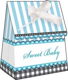 "Sweet Baby Feet Blue" goody bags
