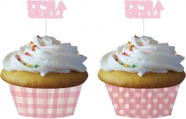 "It`s a Girl" cupcake set