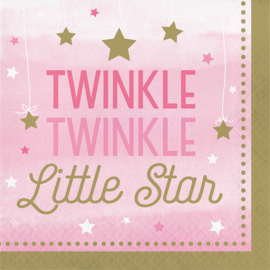 "Twinkle Twinkle Little Star" Girl lunch servetten