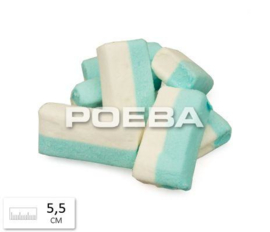 Blauw/witte spekblokjes 200 gram