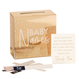 "Raad de  Naam" Babyshower spel (Baby Names)