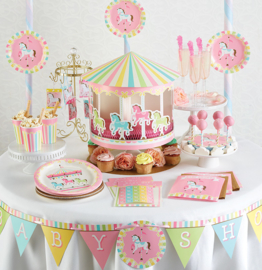 "Carousel Babyshower" tafelkleed