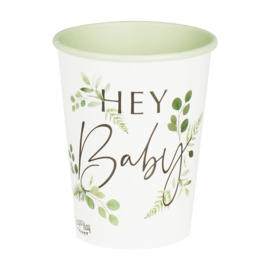 "Botanical Babyshower" drinkbekers